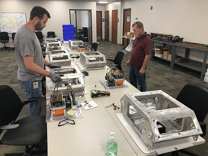 ODIN units being assembled