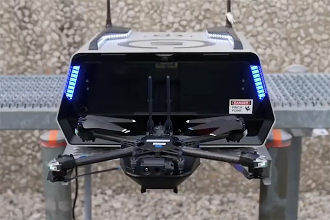 Drone at the Intermodal Alliance Facility Drone at the Intermodal Alliance Facility