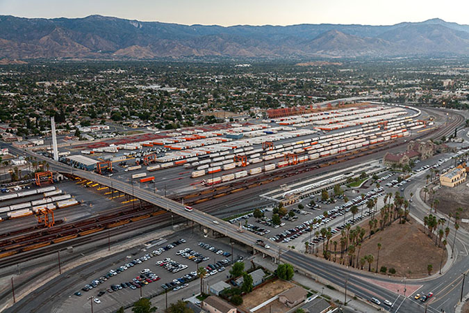 Aerial View of San Bernardino Intermodal Facility Aerial View of San Bernardino Intermodal Facility