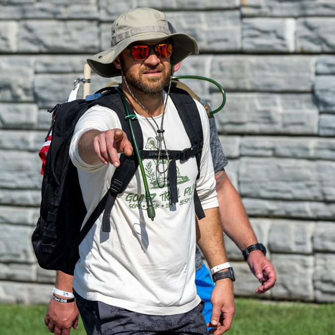 Diefenbaugh enduring the 50-mile march
